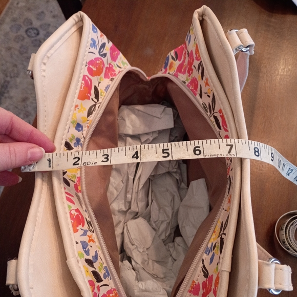 Multicolor Floral Women's Shoulder Bag - Picture 14 of 14